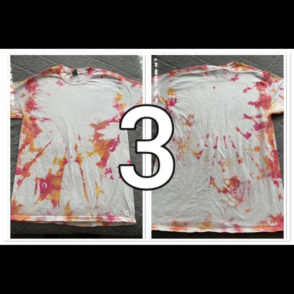 Hand Dyed Tie Dye T-Shirt Medium